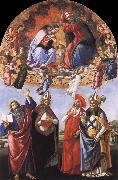 The Coronation of the Virgin Botticelli